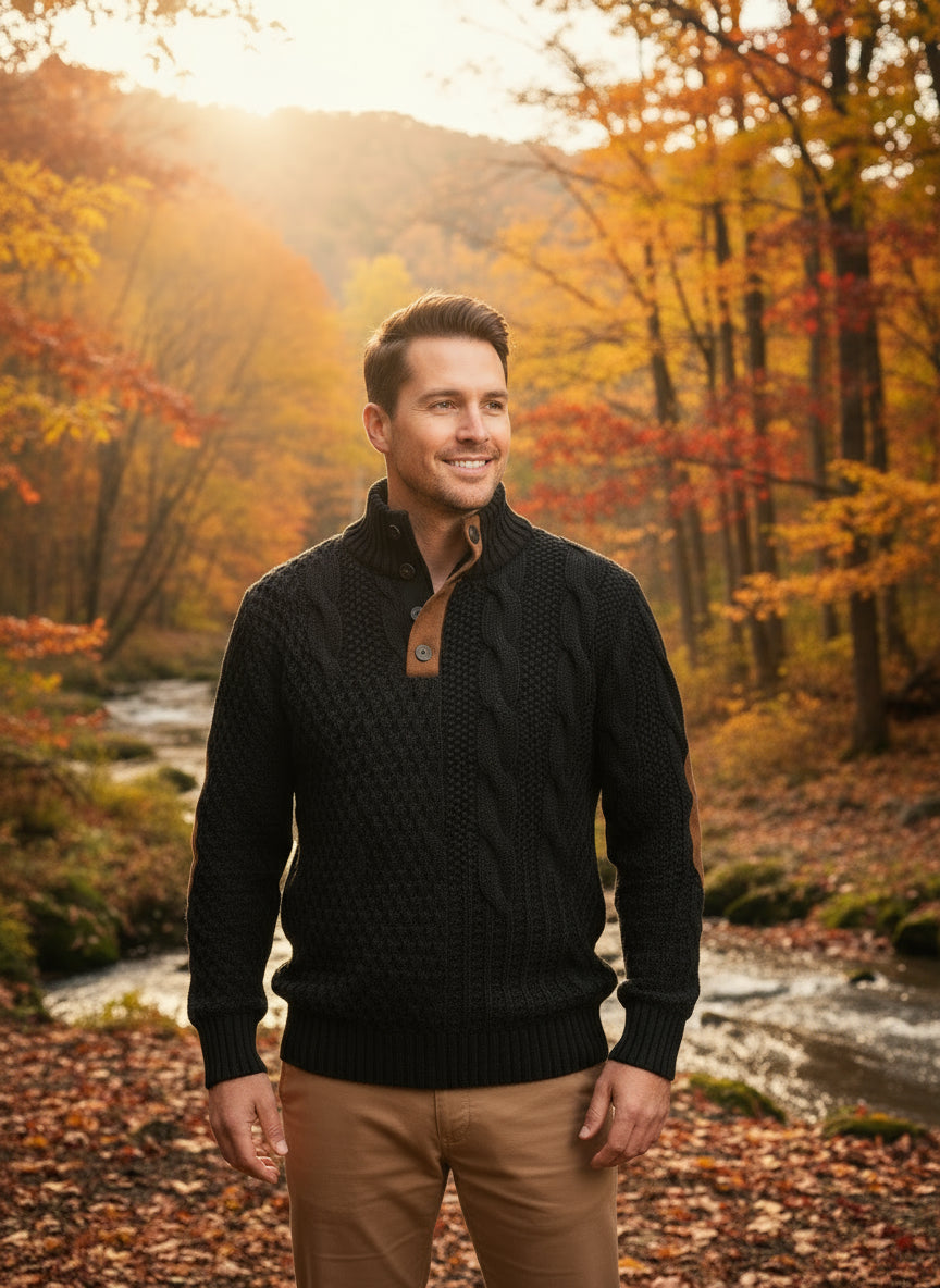 Georges™ – Pull Imprimé Vintage