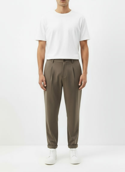 Mateo™ | Pantalon en Tissu Chinée Élégant