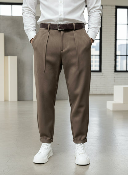 Mateo™ | Pantalon en Tissu Chinée Élégant