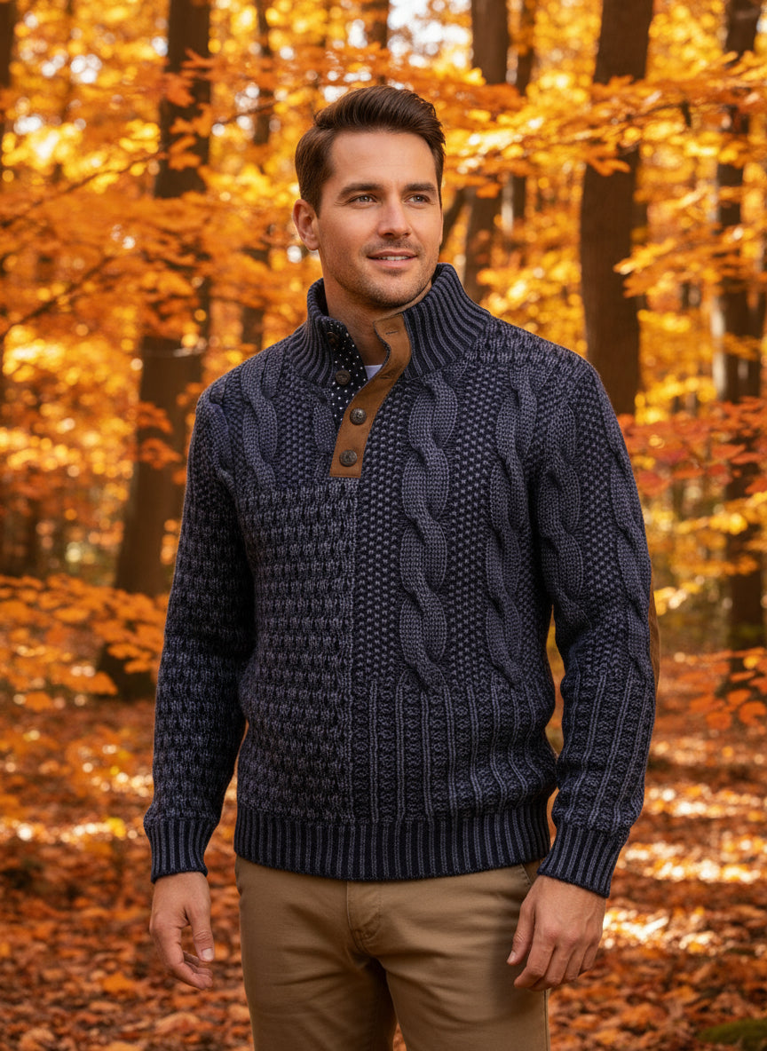 Georges™ – Pull Imprimé Vintage