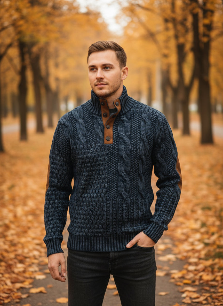 Georges™ – Pull Imprimé Vintage