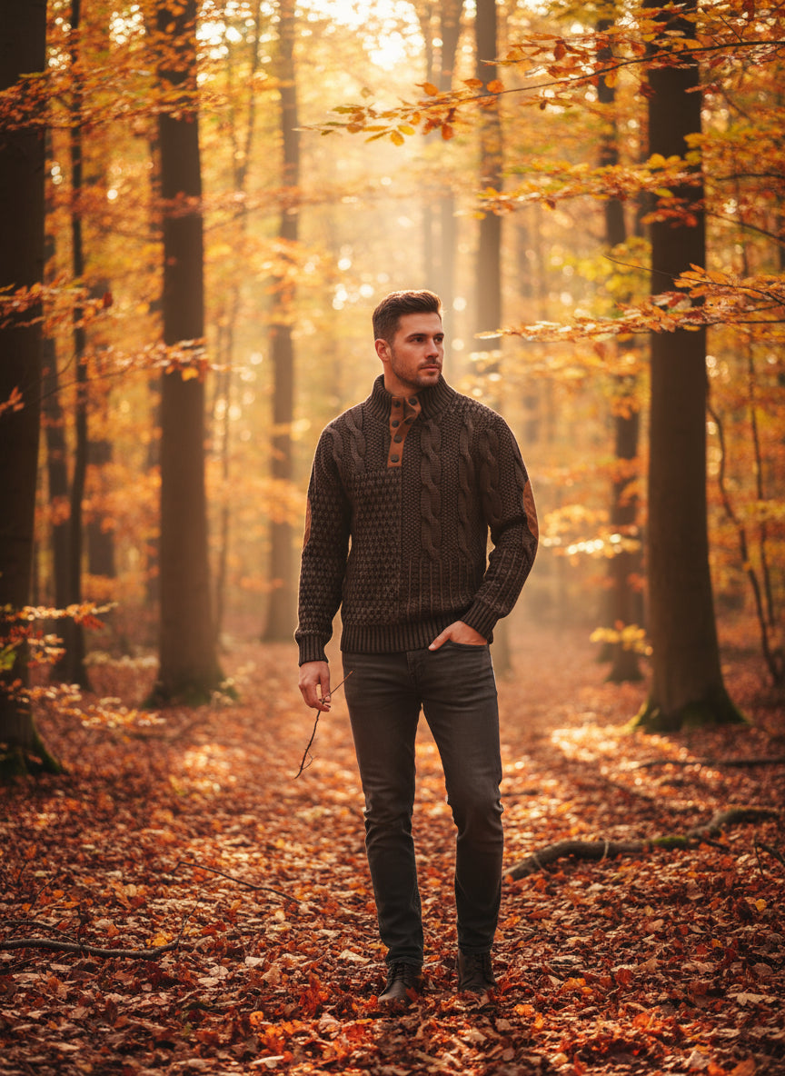 Georges™ – Pull Imprimé Vintage