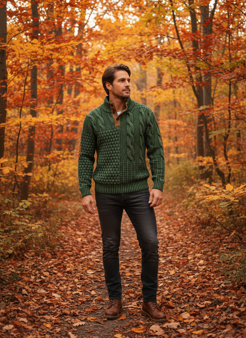 Georges™ – Pull Imprimé Vintage